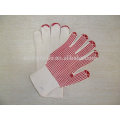 Sunnyhope PVC dotted glove,disposable the cotton gloves